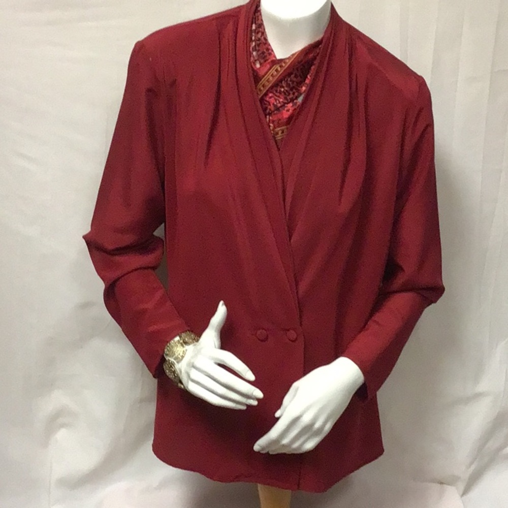 JH Collectables red long sleeves woman’s top